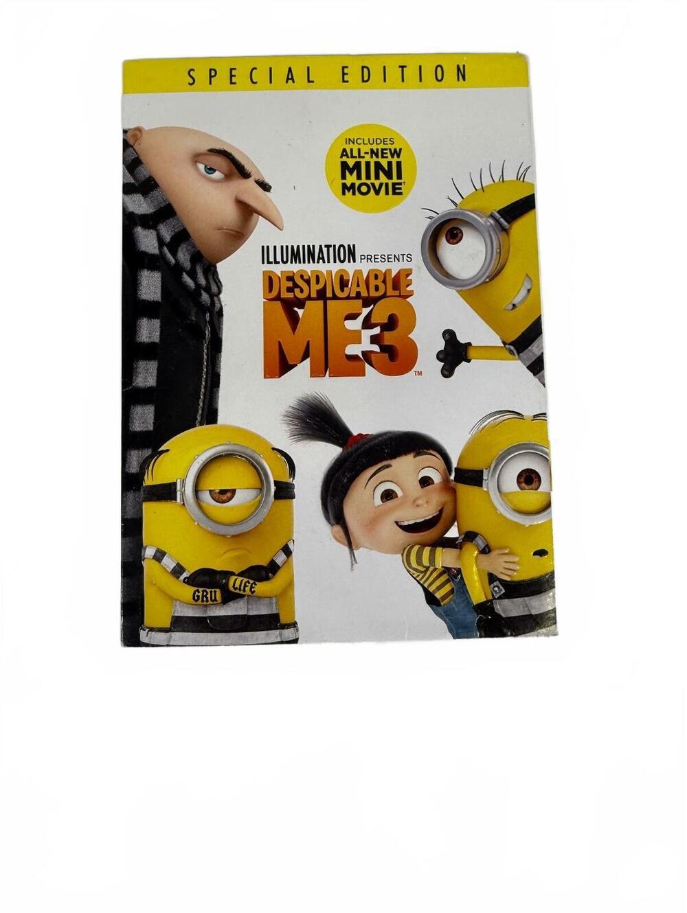 Despicable Me 3 Special Edition DVD with Bonus Mini Movie and Features - Illumun